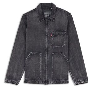 Levi's Men's Black Denim Jacket (waller worker coat) - Size XXL